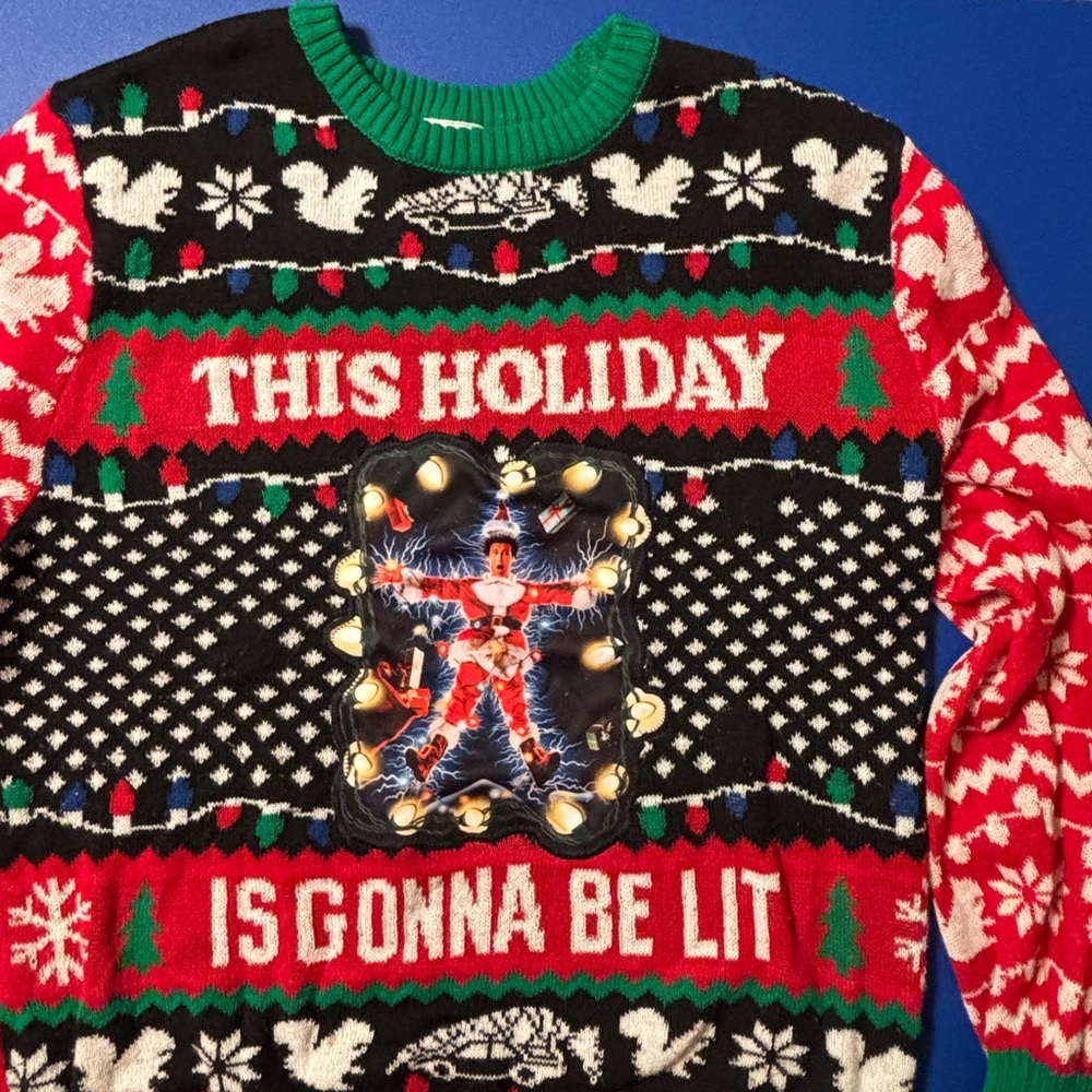 Christmas vacation Festive Holiday Sweater large